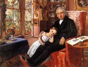 Sir John Everett Millais, James Wyatt and His Granddaughter